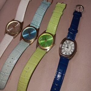 Stylish Colorful Watch Set by GOSSIP